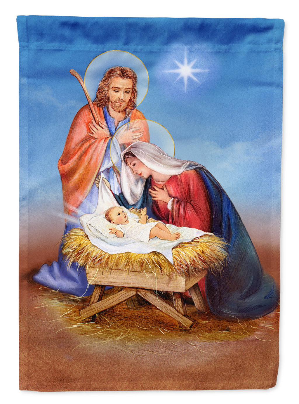 Christmas Nativity Garden Flag Mailbox Decorative Yard Banner Outside Patio Artwork for Flower Beds, Garden Size, Multicolor