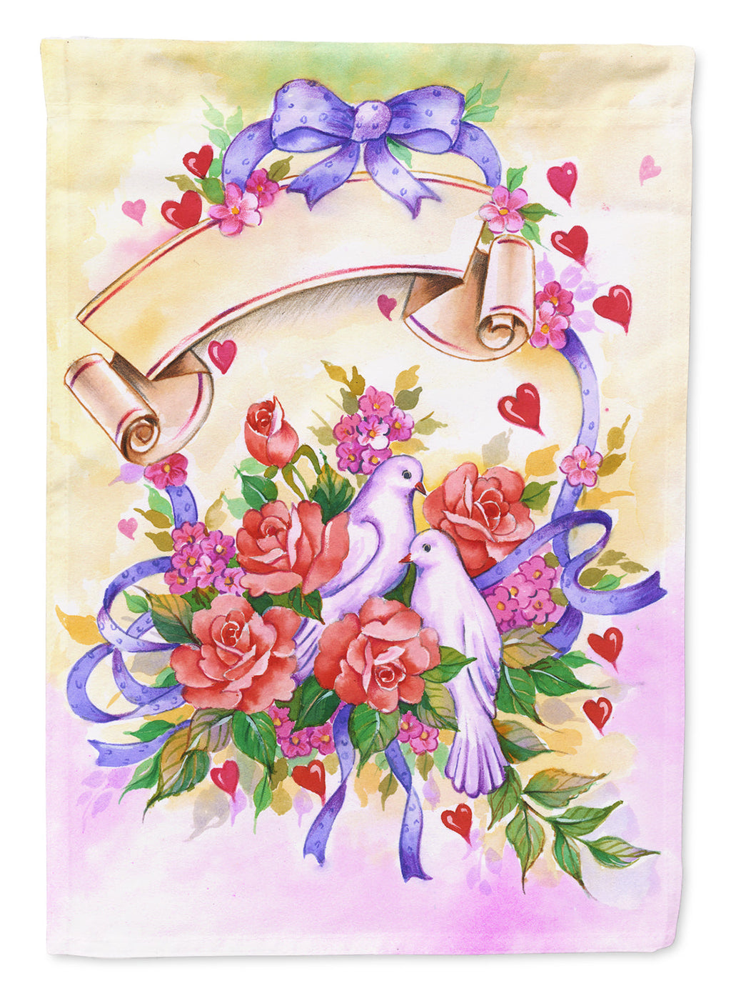 Wedding Bouquet Garden Flag Mailbox Decorative Yard Banner Outside Patio Artwork for Flower Beds, Garden Size, Multicolor