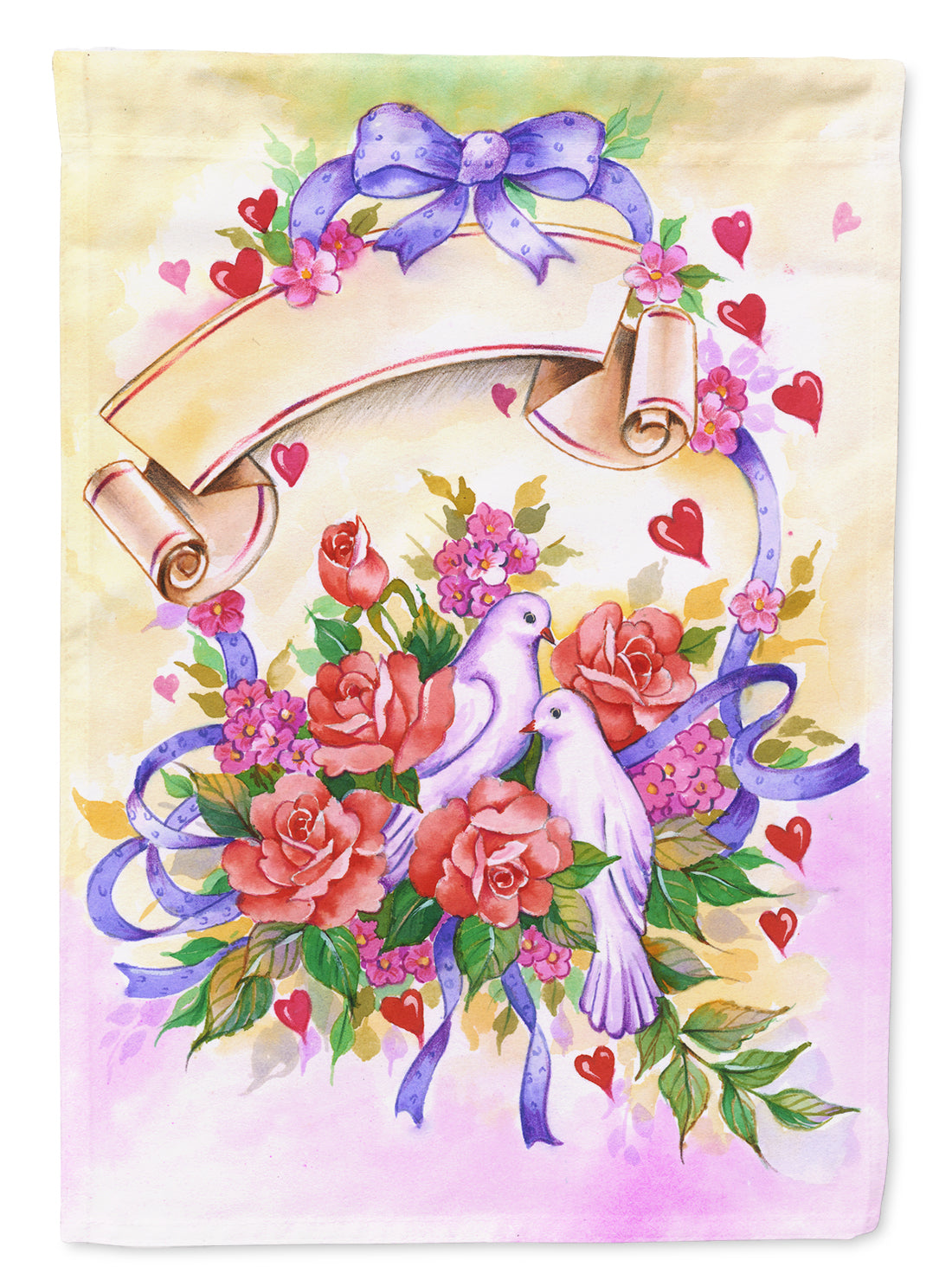 Wedding Bouquet Garden Flag Mailbox Decorative Yard Banner Outside Patio Artwork for Flower Beds, Garden Size, Multicolor