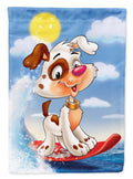 Dog Water Skiing Garden Flag Mailbox Decorative Yard Banner Outside Patio Artwork for Flower Beds, Garden Size, Multicolor