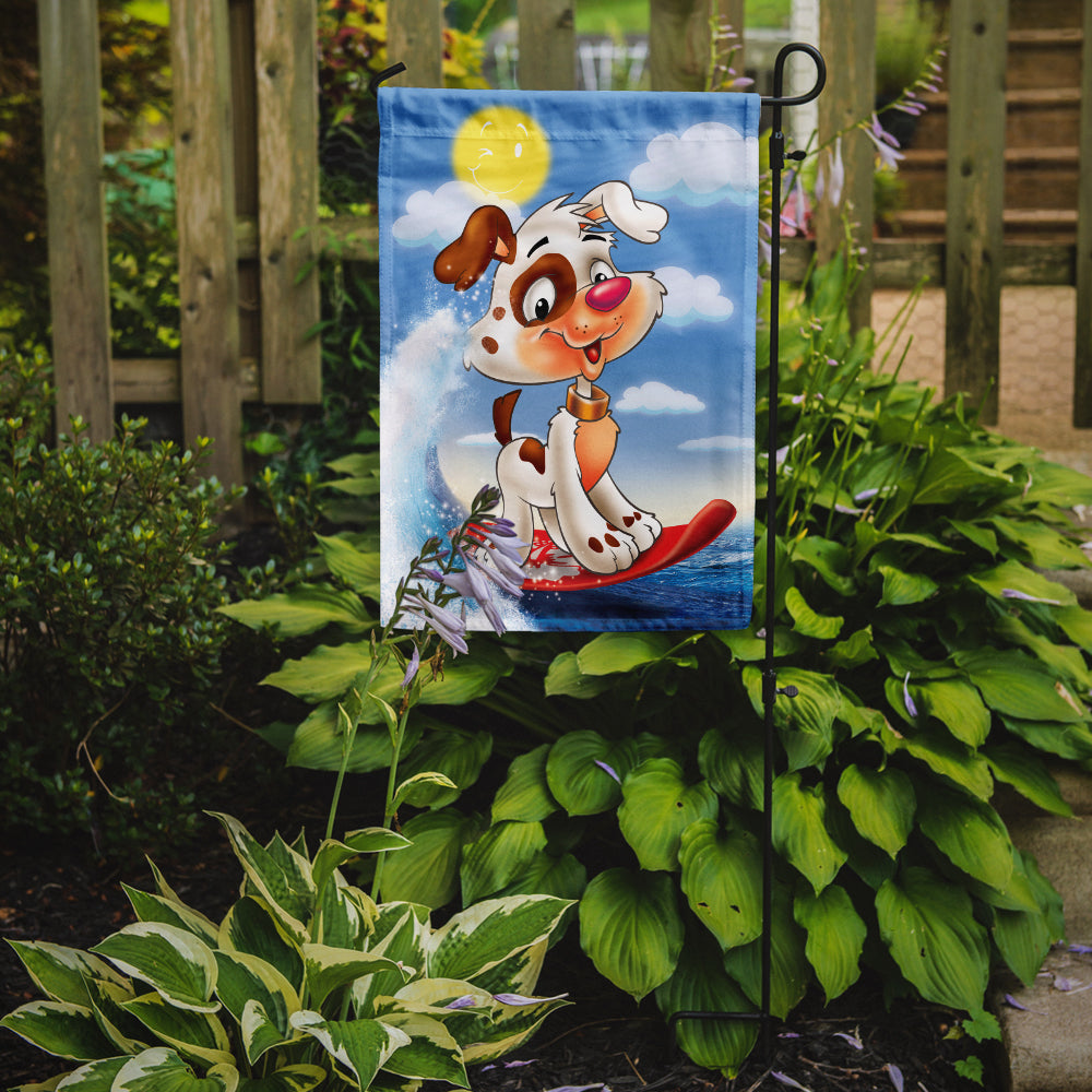 Dog Water Skiing Garden Flag Mailbox Decorative Yard Banner Outside Patio Artwork for Flower Beds, Garden Size, Multicolor
