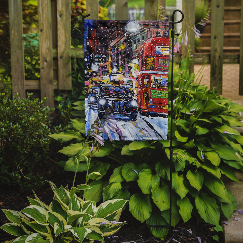 London Snow by Roy Avis Garden Flag Mailbox Decorative Yard Banner Outside Patio Artwork for Flower Beds, Garden Size, Multicolor