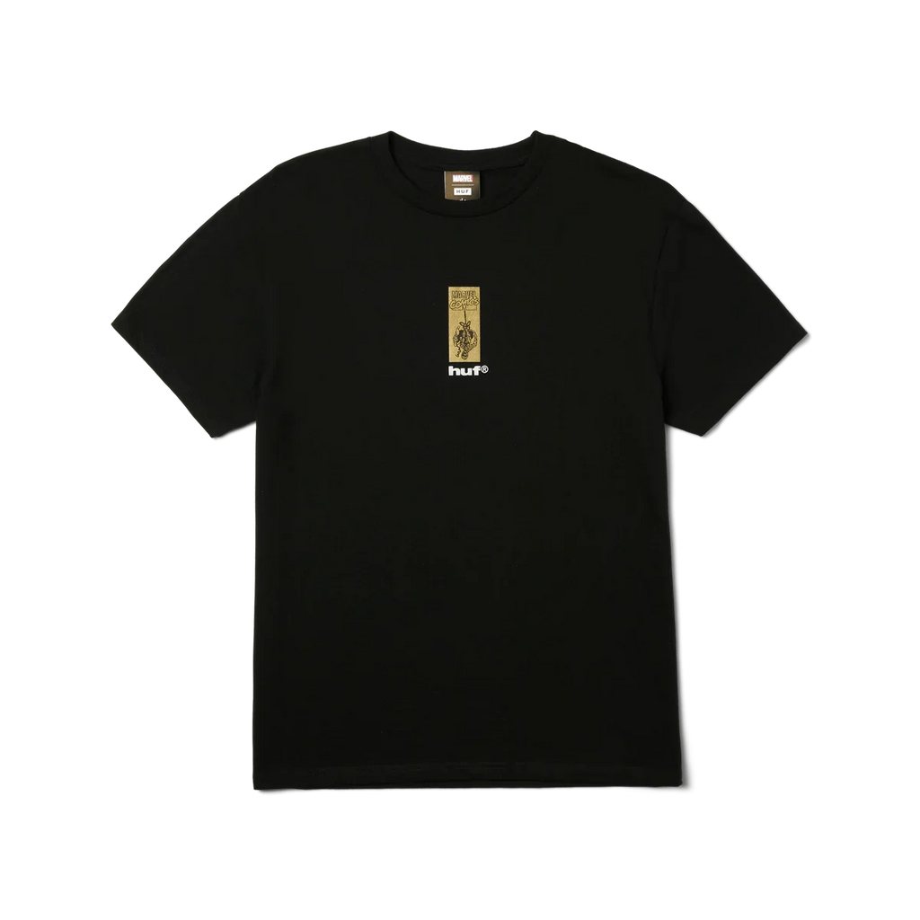 HUF x Marvel Spider-Man Arachknight Gold T-Shirt - Black