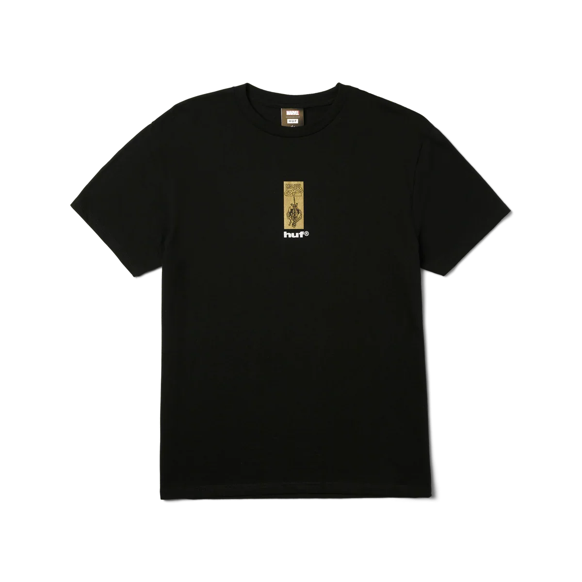 HUF x Marvel Spider-Man Arachknight Gold T-Shirt - Black