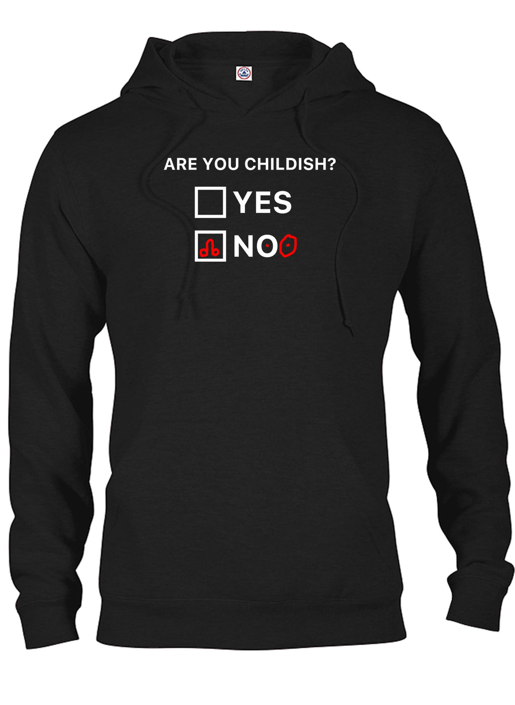 Are You Childish? Yes No T-Shirt