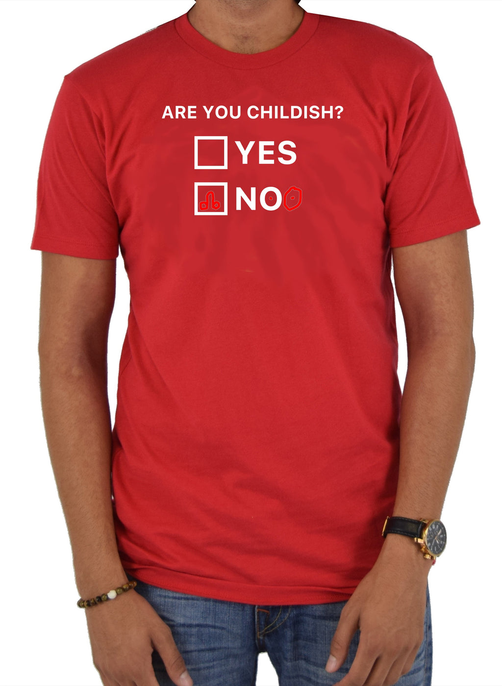 Are You Childish? Yes No T-Shirt