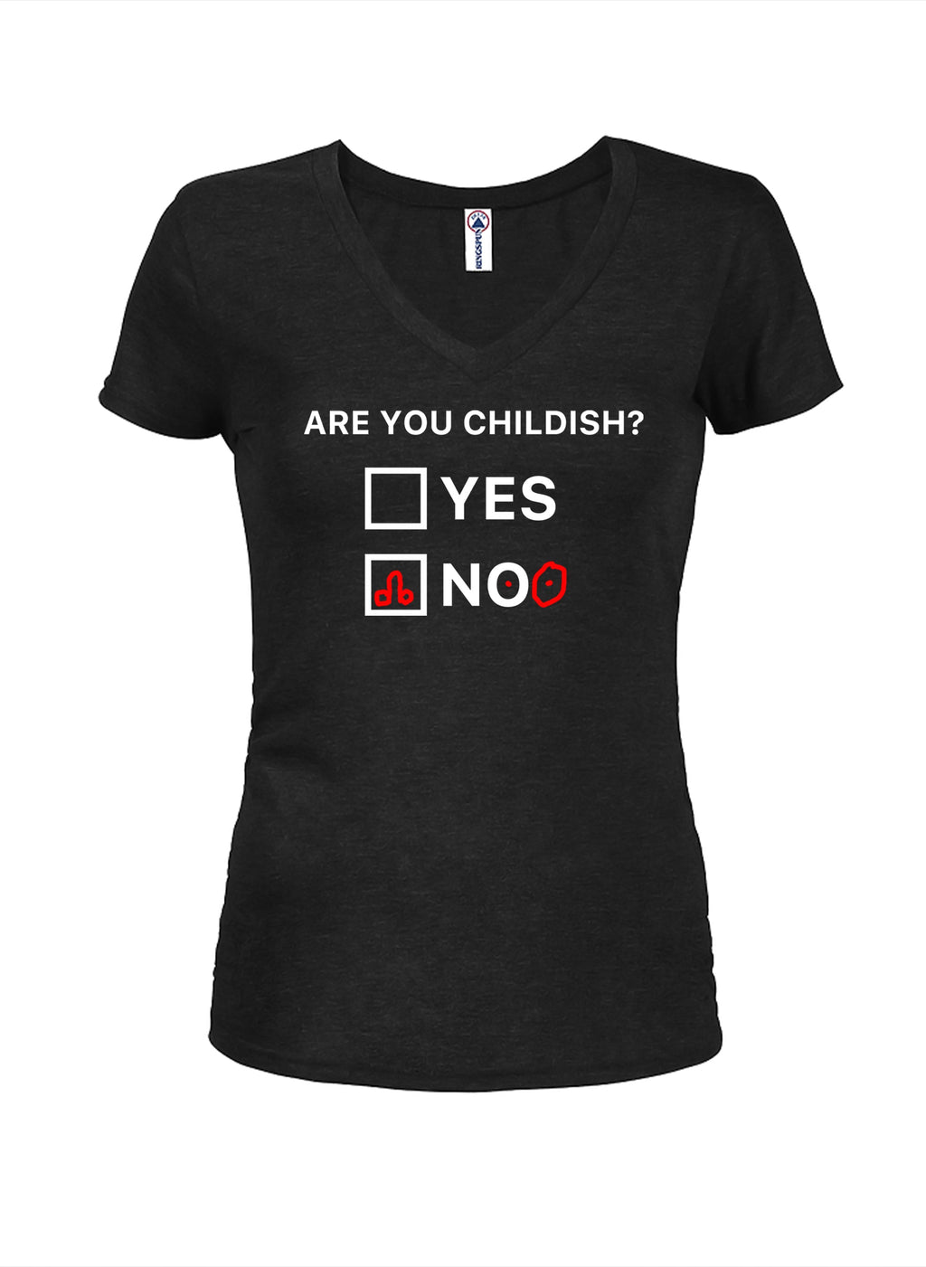 Are You Childish? Yes No T-Shirt