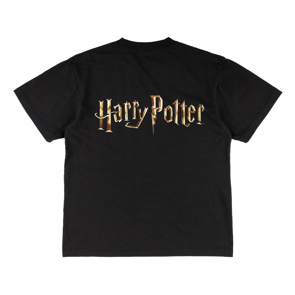 Welcome x Harry Potter Arrival Boxy Garment-Dyed Tee - Black