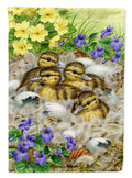 Mallard Duck Chicks Garden Flag Mailbox Decorative Yard Banner Outside Patio Artwork for Flower Beds, Garden Size, Multicolor