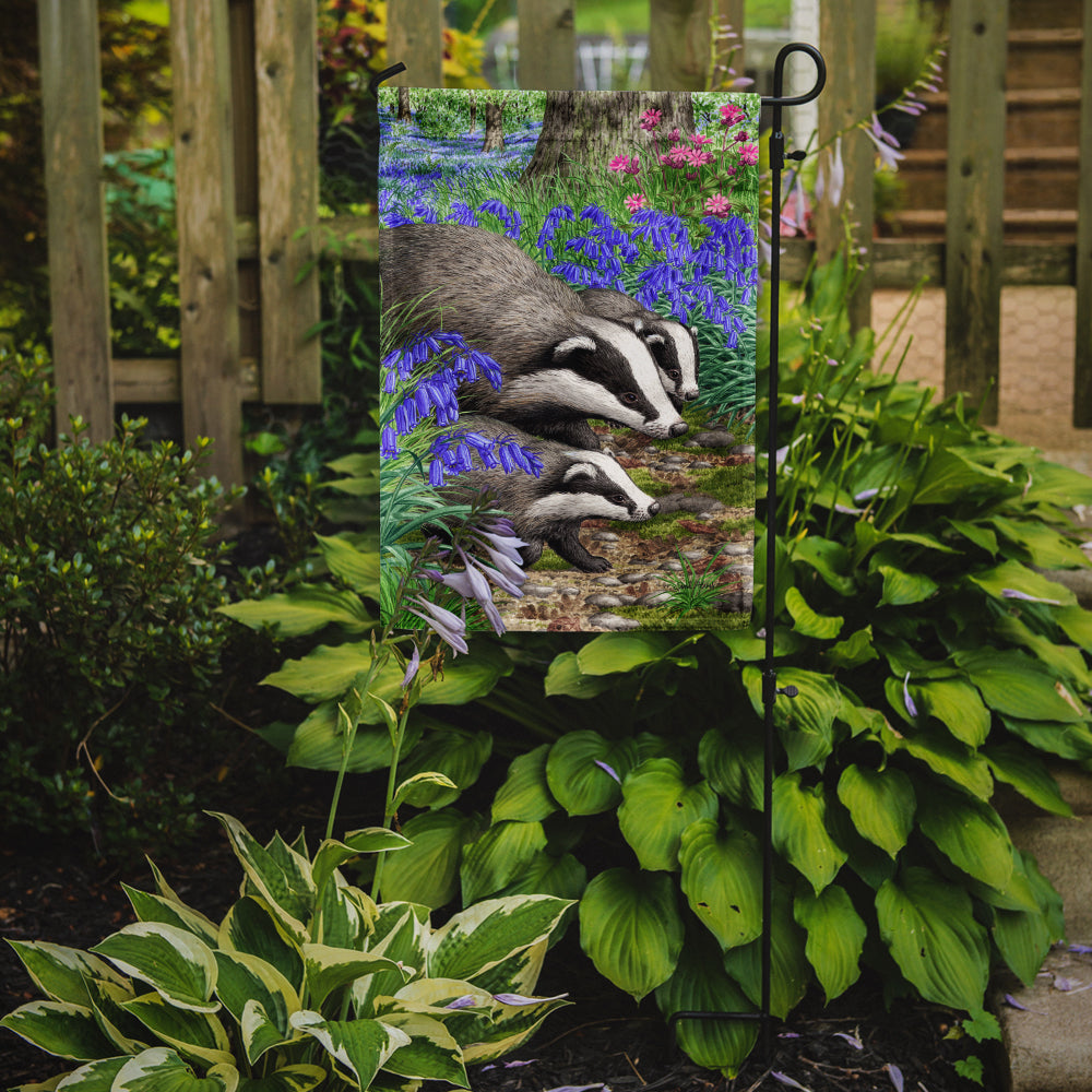 Badgers Garden Flag Mailbox Decorative Yard Banner Outside Patio Artwork for Flower Beds, Garden Size, Multicolor