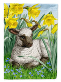 Lamb Garden Flag Mailbox Decorative Yard Banner Outside Patio Artwork for Flower Beds, Garden Size, Multicolor