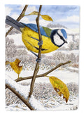 Eurasian Blue Tits Bird Garden Flag Mailbox Decorative Yard Banner Outside Patio Artwork for Flower Beds, Garden Size, Multicolor