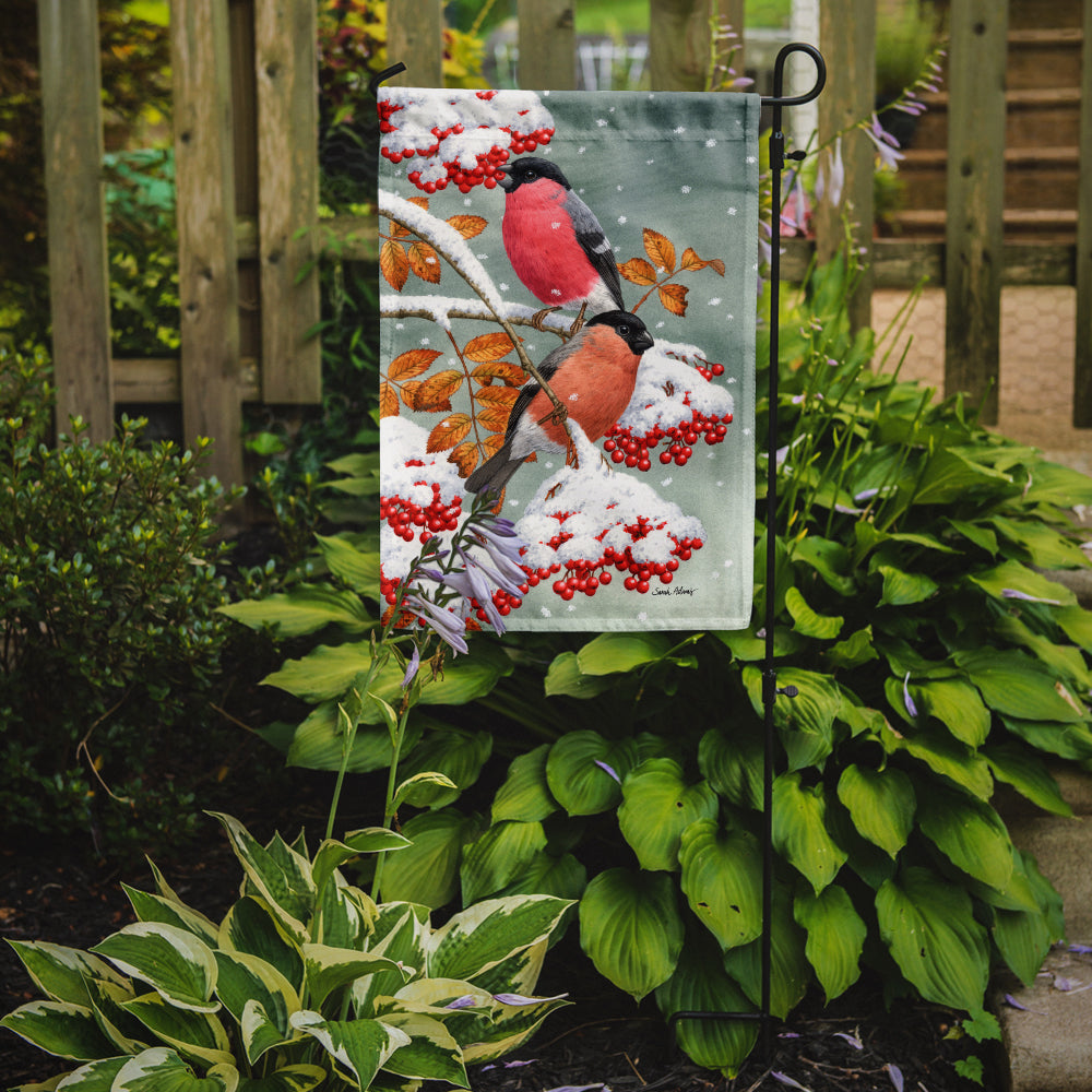 Eurasian Bullfinches Garden Flag Mailbox Decorative Yard Banner Outside Patio Artwork for Flower Beds, Garden Size, Multicolor