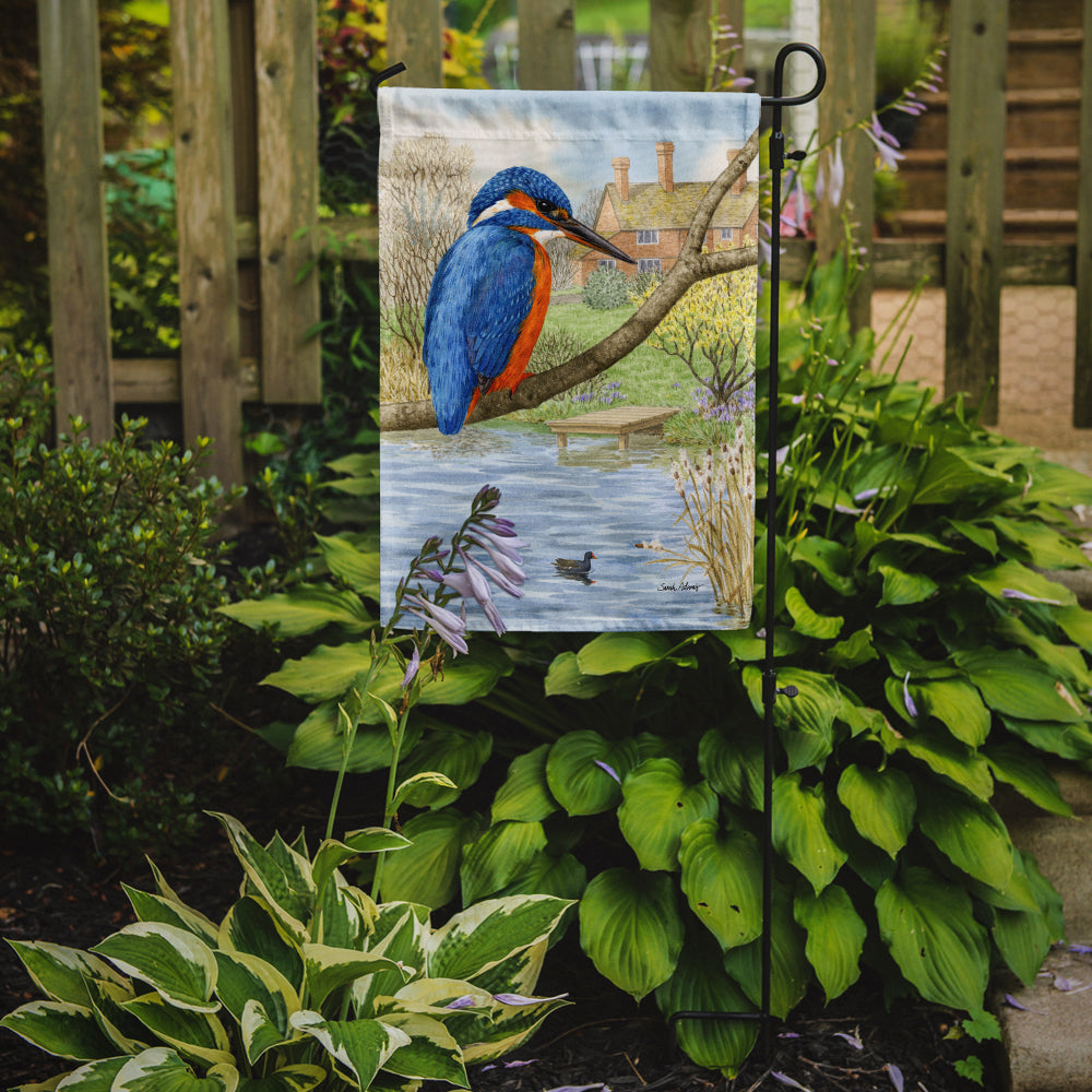 Kingfisher Garden Flag Mailbox Decorative Yard Banner Outside Patio Artwork for Flower Beds, Garden Size, Multicolor