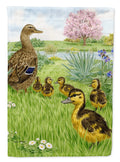 Female Mallard Duck & Ducklings Garden Flag Mailbox Decorative Yard Banner Outside Patio Artwork for Flower Beds, Garden Size, Multicolor