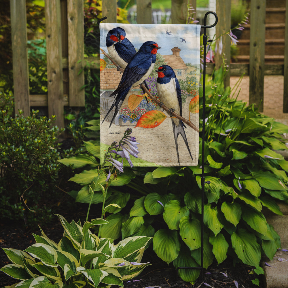 Barn Swallows Garden Flag Mailbox Decorative Yard Banner Outside Patio Artwork for Flower Beds, Garden Size, Multicolor