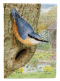 Red-breasted Nuthatch Garden Flag Mailbox Decorative Yard Banner Outside Patio Artwork for Flower Beds, Garden Size, Multicolor