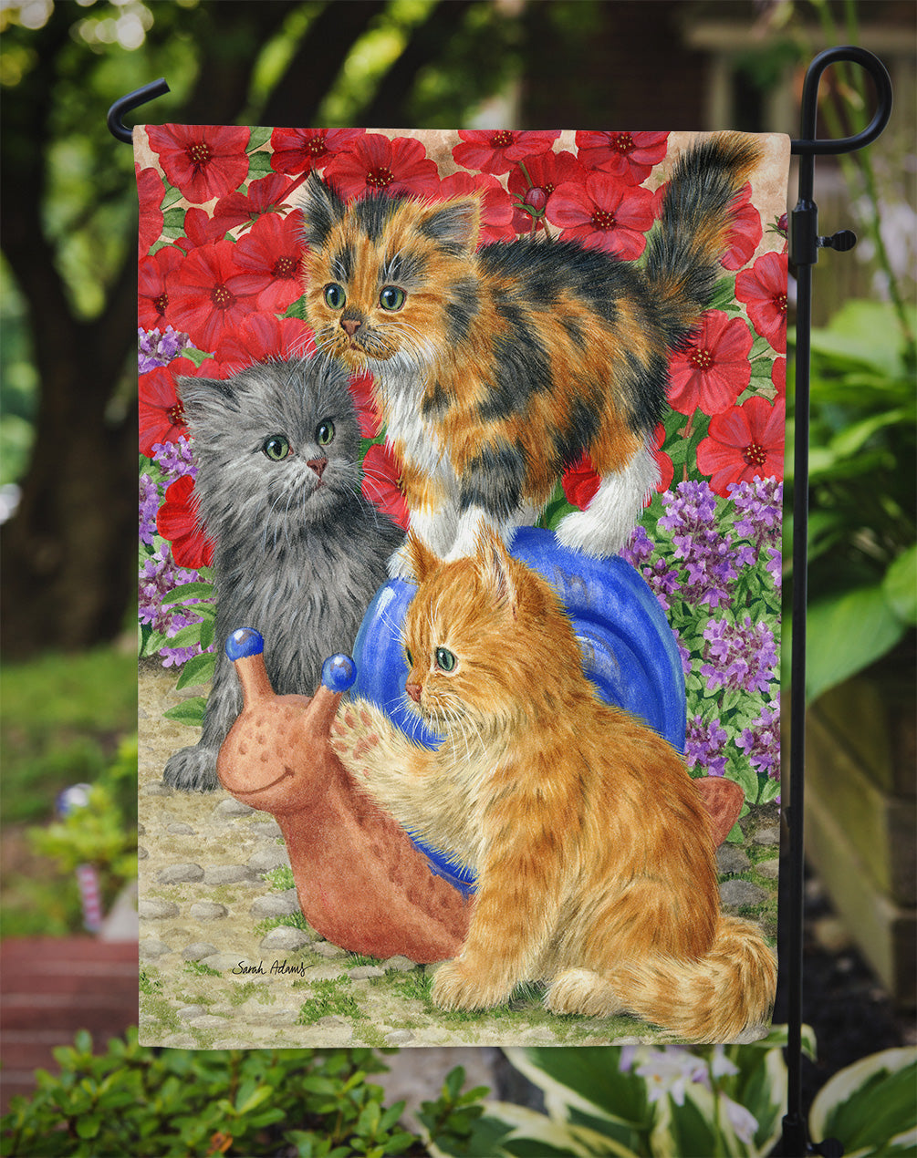 Kittens Garden Flag Mailbox Decorative Yard Banner Outside Patio Artwork for Flower Beds, Garden Size, Multicolor