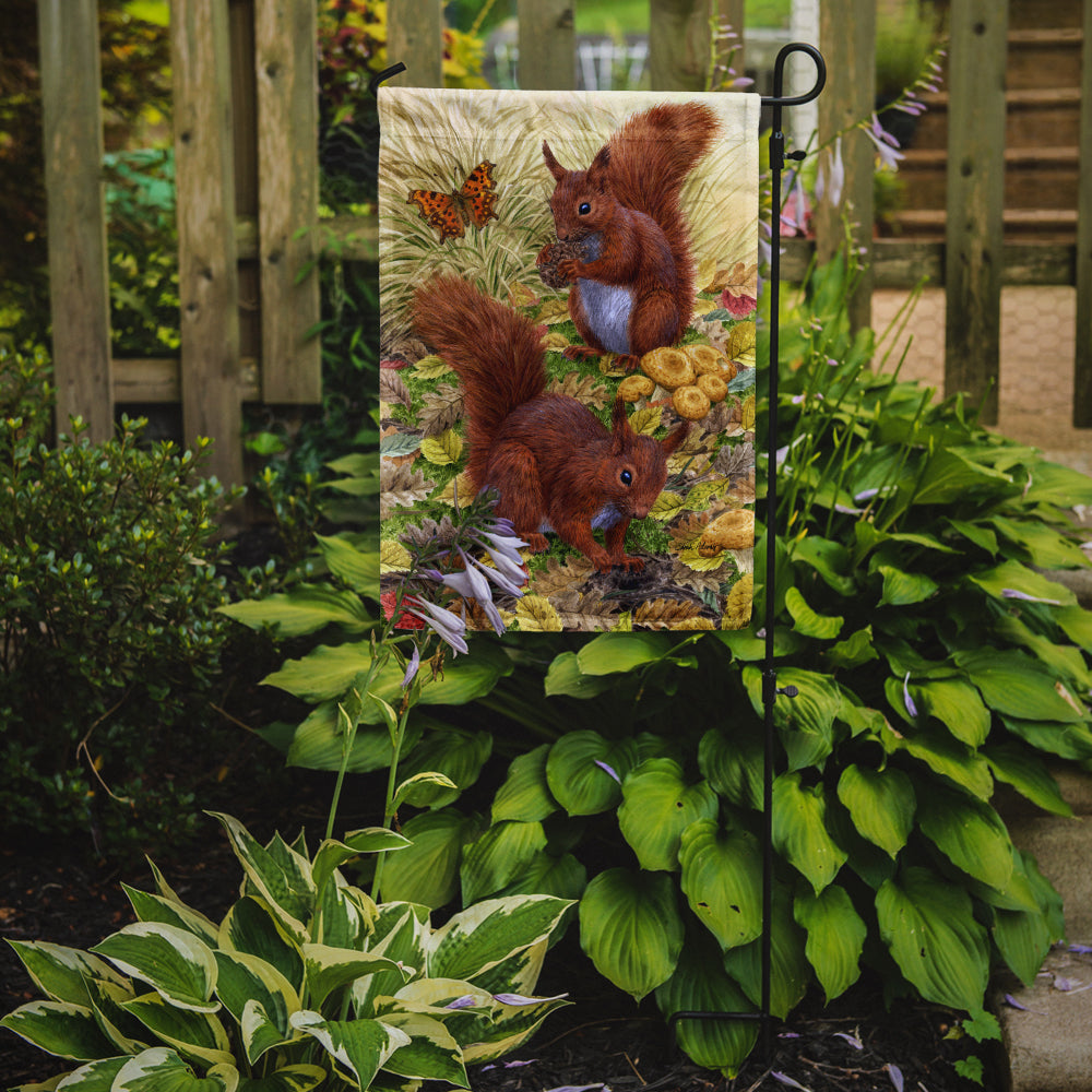 Red Squirrels Garden Flag Mailbox Decorative Yard Banner Outside Patio Artwork for Flower Beds, Garden Size, Multicolor