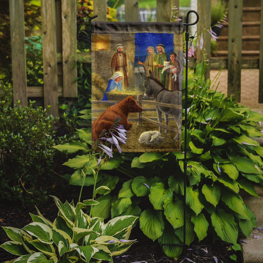 Nativity Scene Garden Flag Mailbox Decorative Yard Banner Outside Patio Artwork for Flower Beds, Garden Size, Multicolor