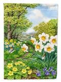 Spring Flowers by Sarah Adams Garden Flag Mailbox Decorative Yard Banner Outside Patio Artwork for Flower Beds, Garden Size, Multicolor