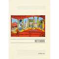 Vintage Lined Notebook Greetings from Peoria, Illinois - Paperback