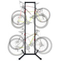 Adjustable Bike Storage Rack with Vertical Stand for 4 Bikes and Garage