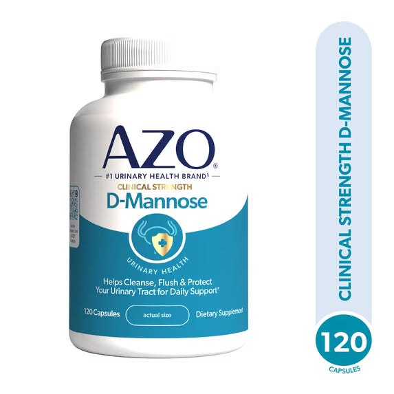 AZO D-Mannose Urinary Tract Health Supplement, Supports UTI Prevention & Bladder Health 787651760261