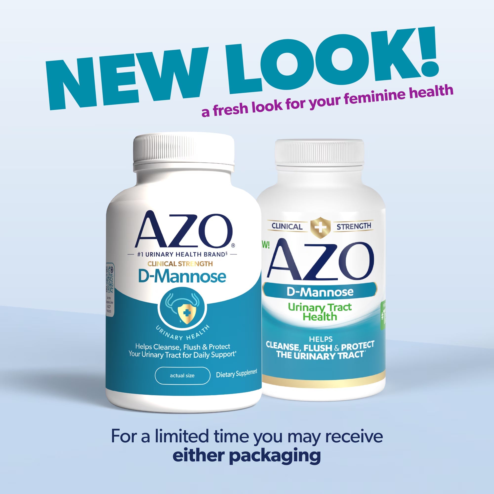 AZO D-Mannose Urinary Tract Health Supplement, Supports UTI Prevention & Bladder Health 787651760261