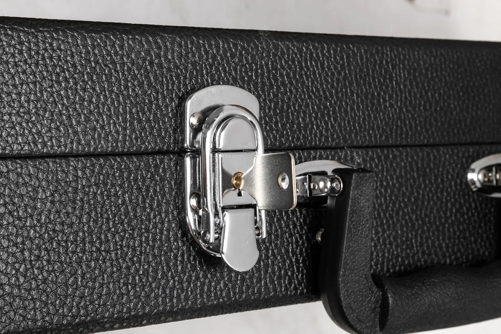 Bass Guitar Hard Case Portable for All Bass Hardsell Case with Lock Black