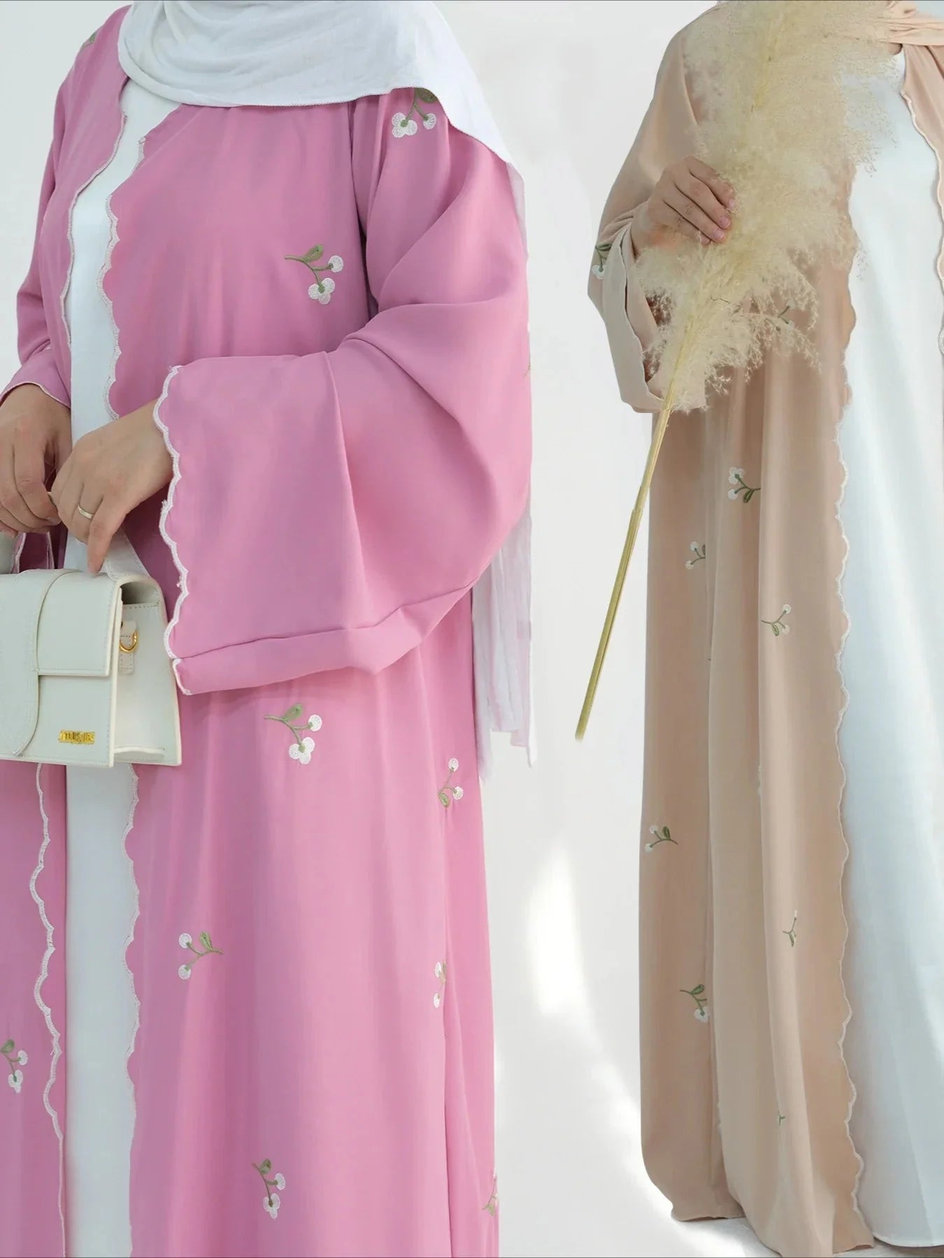 Abaya Embroidery Cardigan.