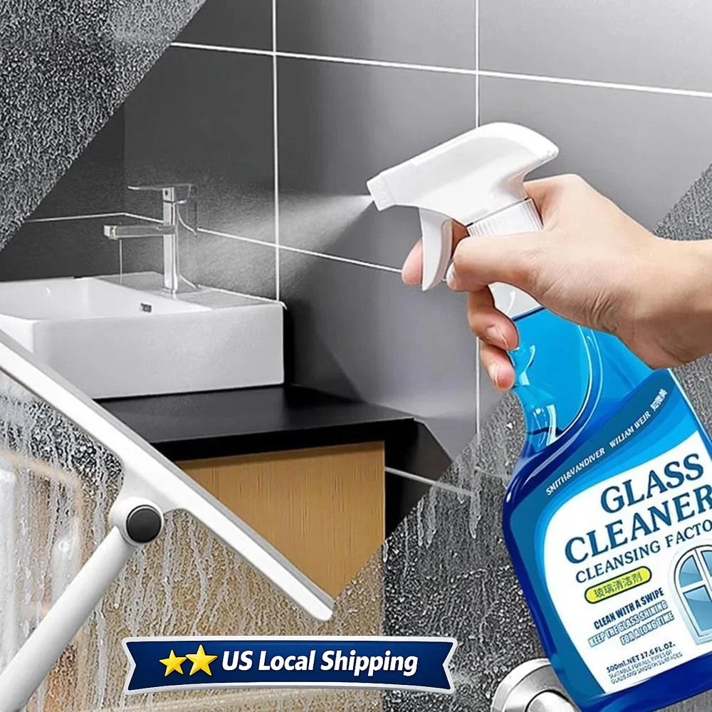 Glass Cleaner Streak-Free Shine Quick-Drying for Windows and Mirrors