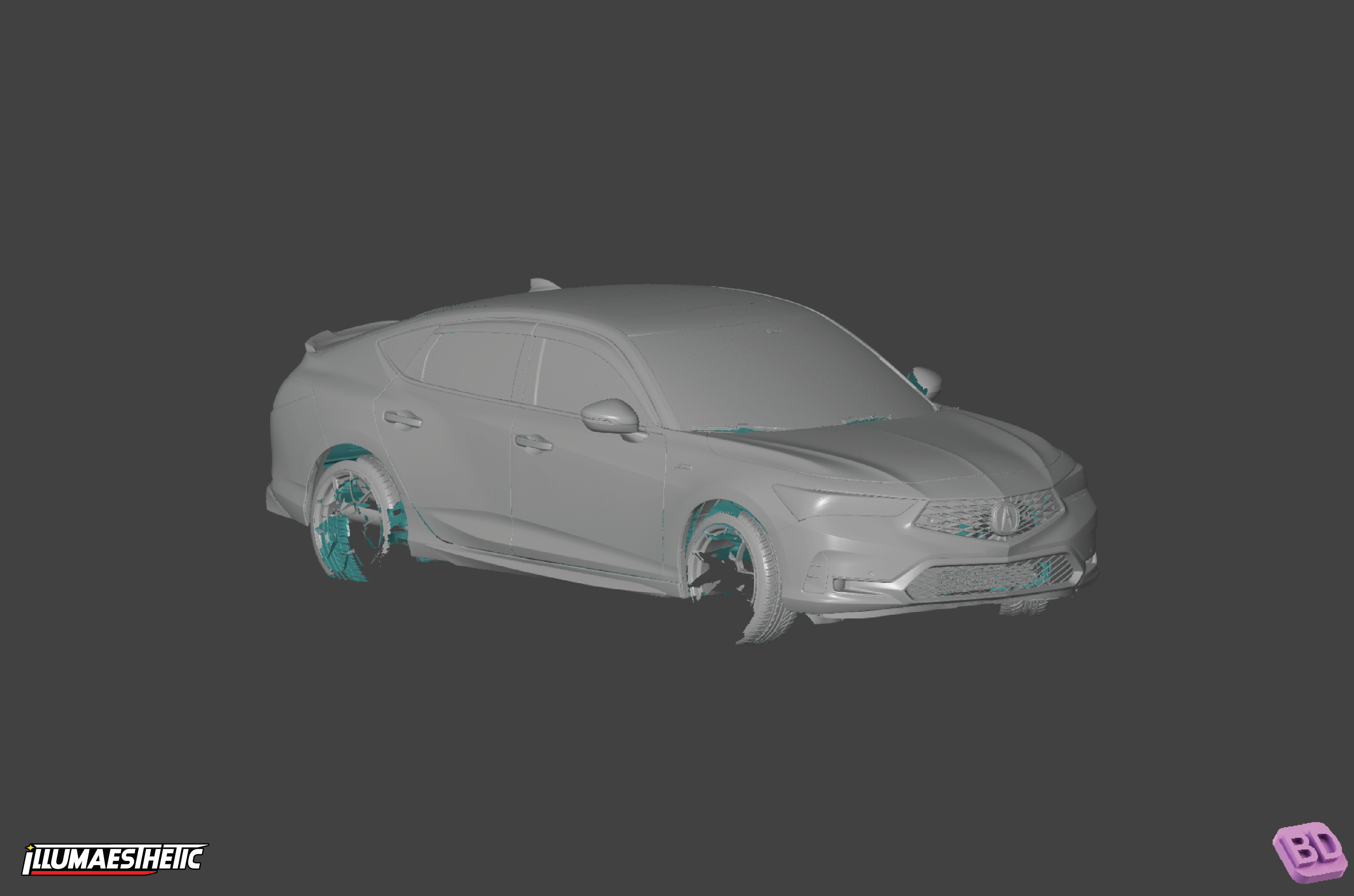 Acura Integra (DE4) 3D Scan (2021+)