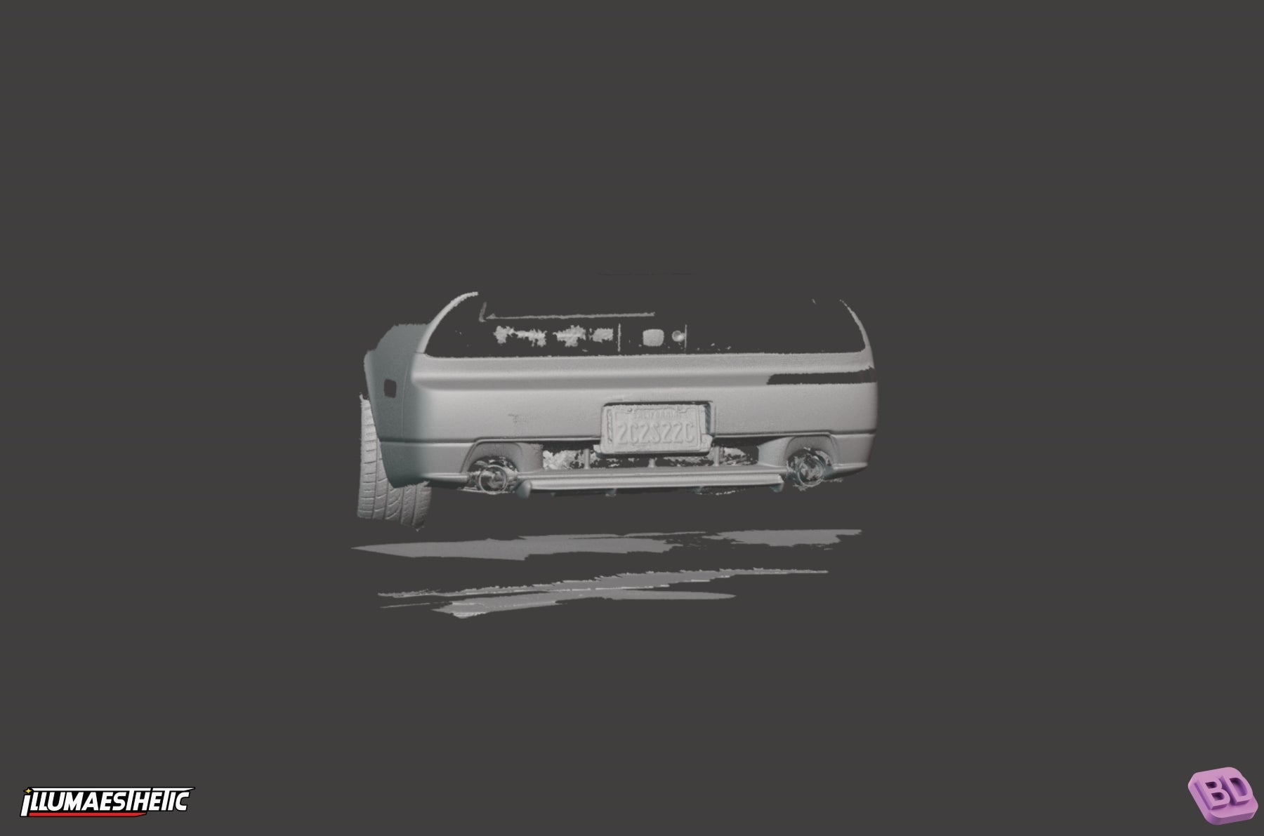 Acura Honda NSX (NA2) 3D Scan (2002-2006)