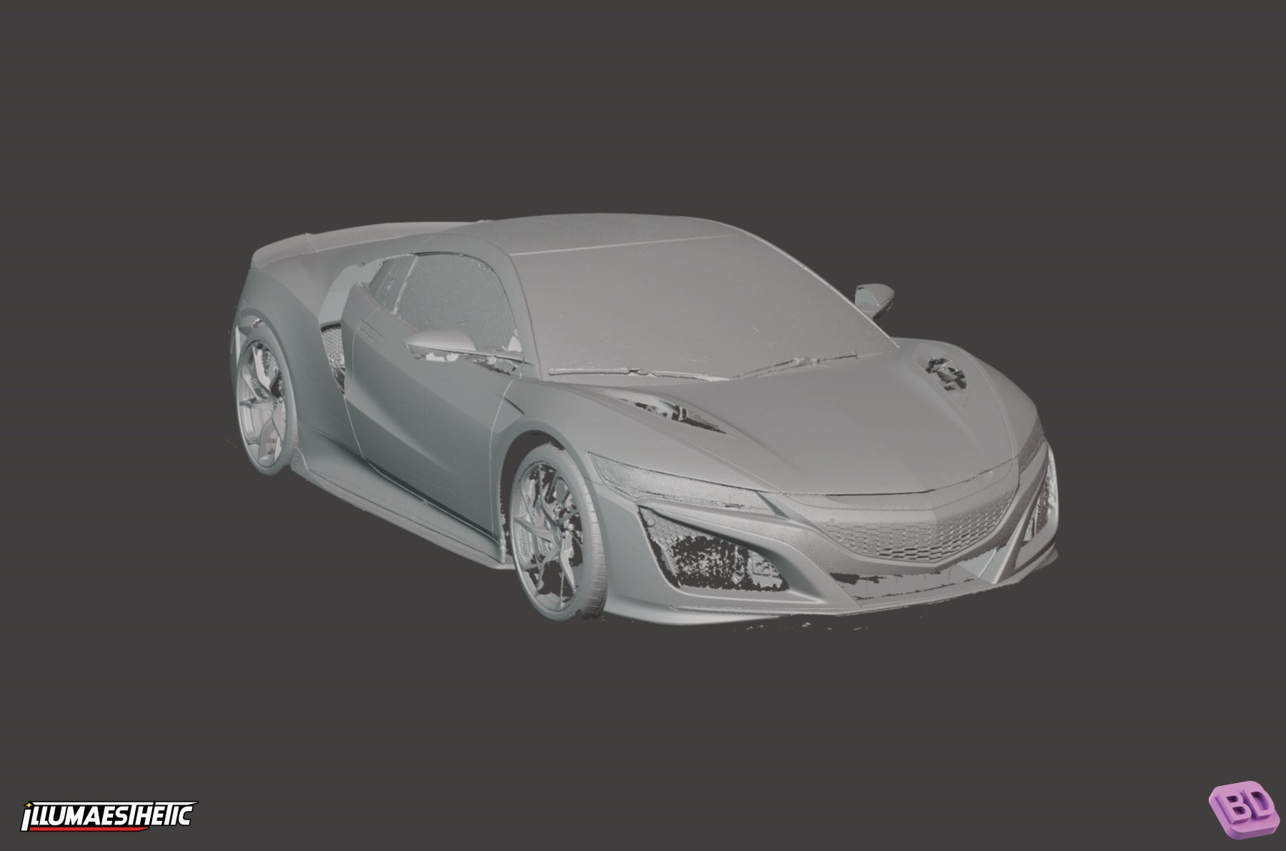 Acura Honda NSX (NC1) 3D Scan (2016-2021)