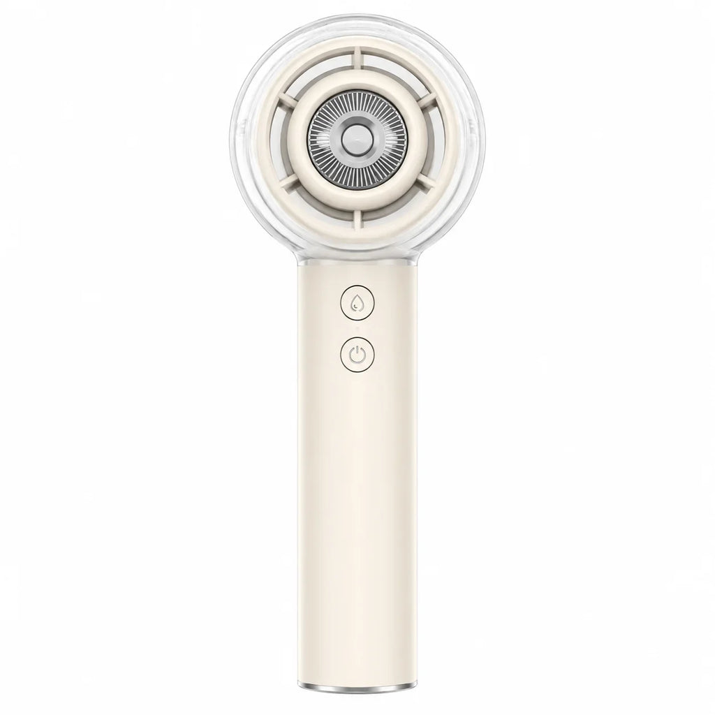 Portable Misting Handheld Fan 6000mAh Rechargeable Battery For Travel