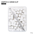 100pcs Gradient Sponge Brush Nail Art Sponge Set for DIY Nail Art Gel Polish Brush Glitter Powder Manicure Accessory