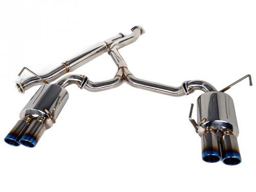 Agency Power Titanium Quad Tip Catback Exhaust System STI WRX Sedan 2011-2015