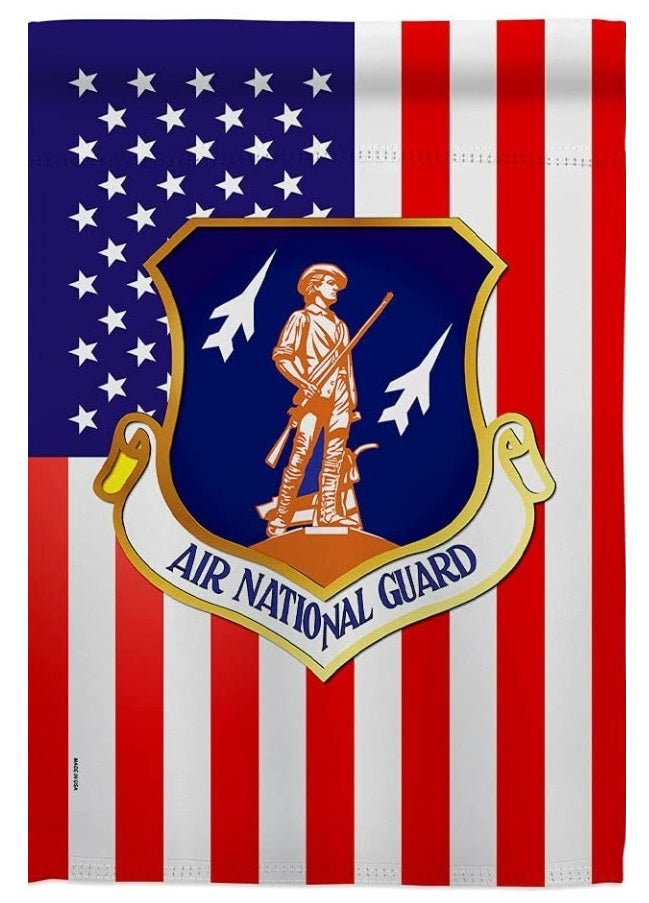 Air National Guard Garden Flag 2 Sided Military
