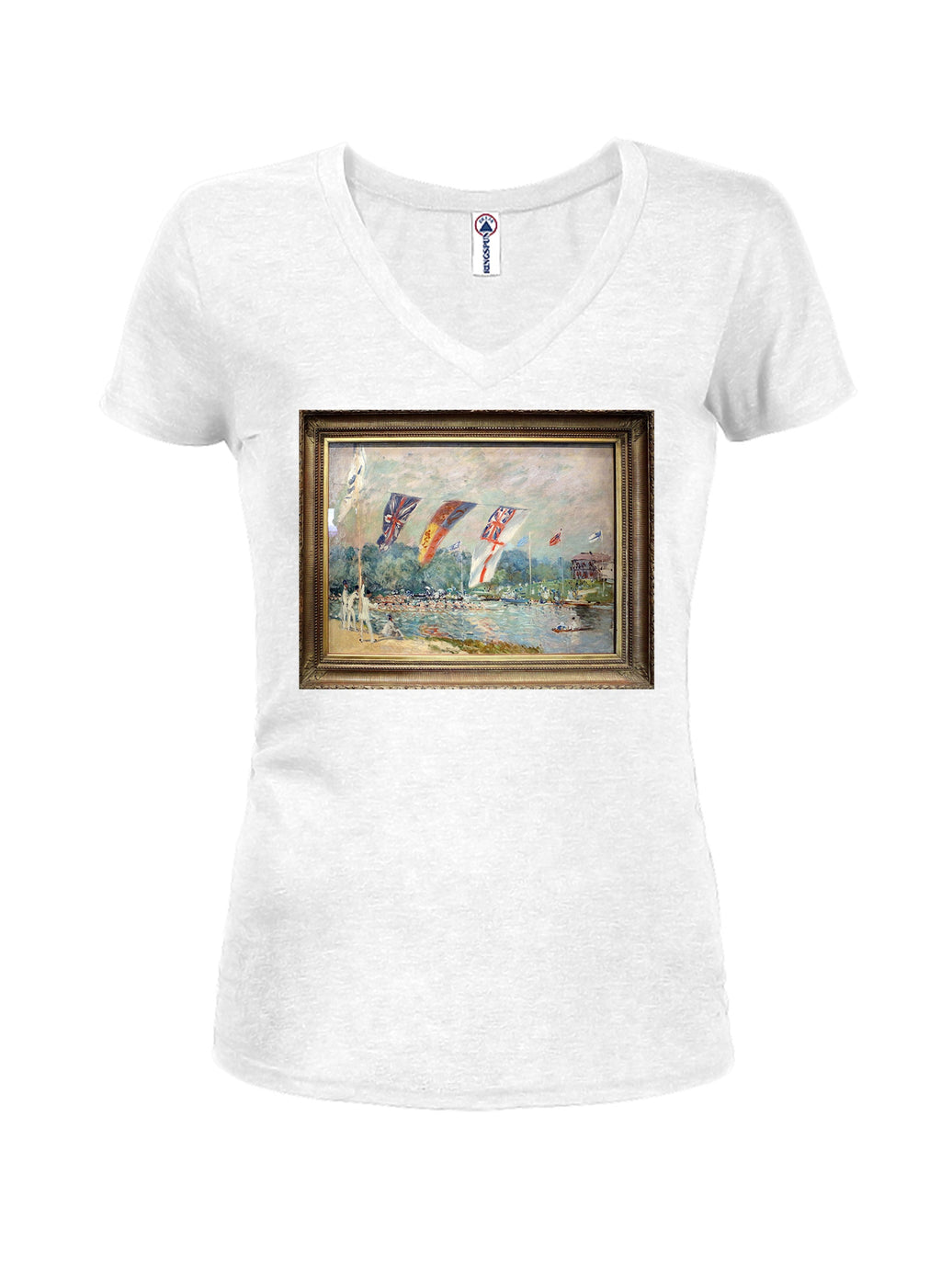 Alfred Sisley - Regatta at Molesey T-Shirt