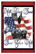 All Gave Some Patriotic Garden Flag 2 Sided Some Gave All