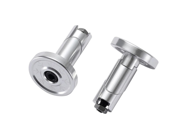 Envy Alloy Bar Ends - Silver (Pair)