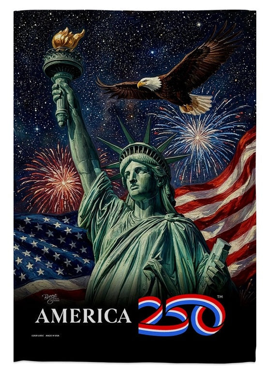 America 250 Eagle 2 Sided Garden Flag
