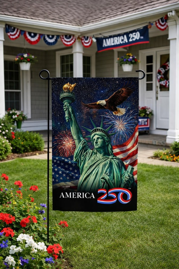 America 250 Eagle 2 Sided Garden Flag