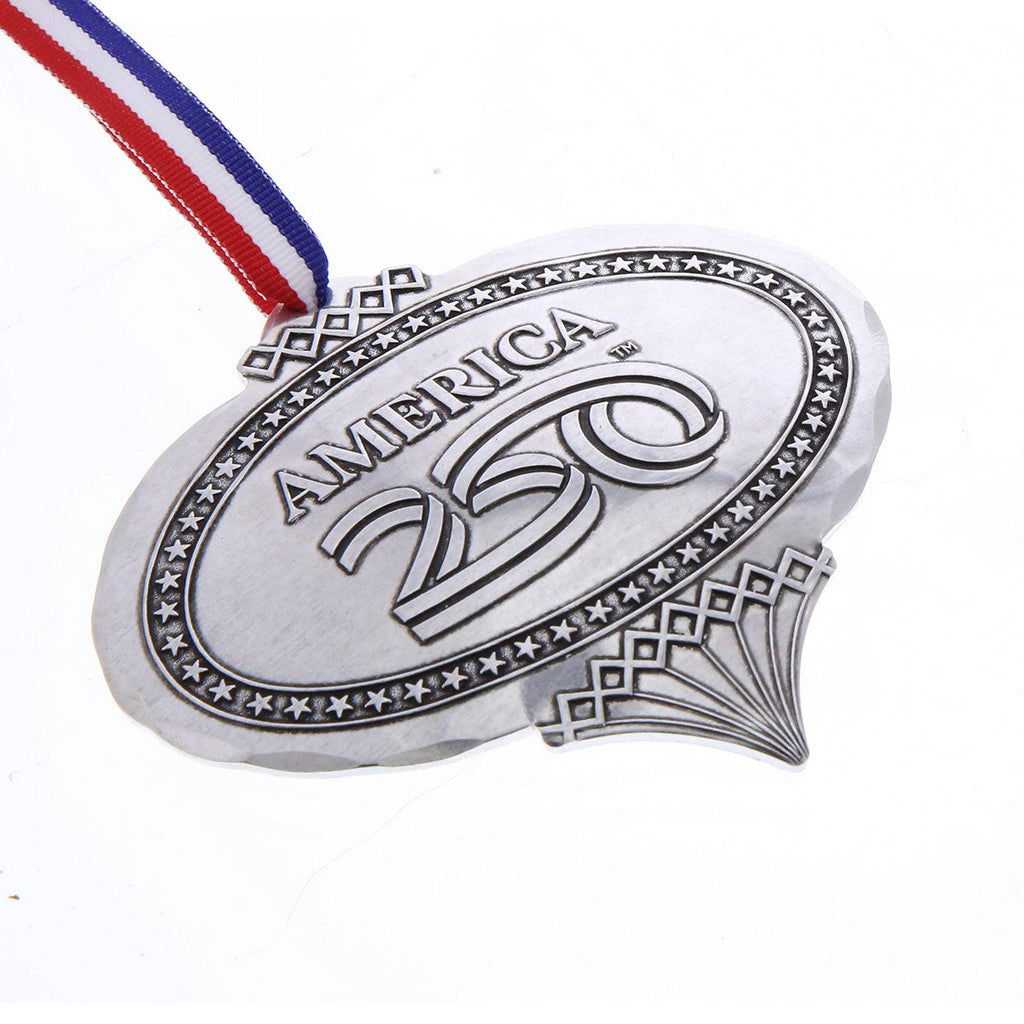 America250 Heritage Oval Commemorative Ornament (Aluminum)
