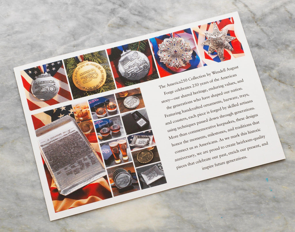 America250 Heritage Oval Commemorative Ornament (Aluminum)