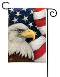 American Eagle Garden Flag 2 Sided Patriotic