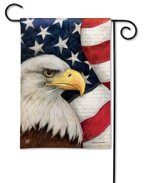 American Eagle Garden Flag 2 Sided Patriotic