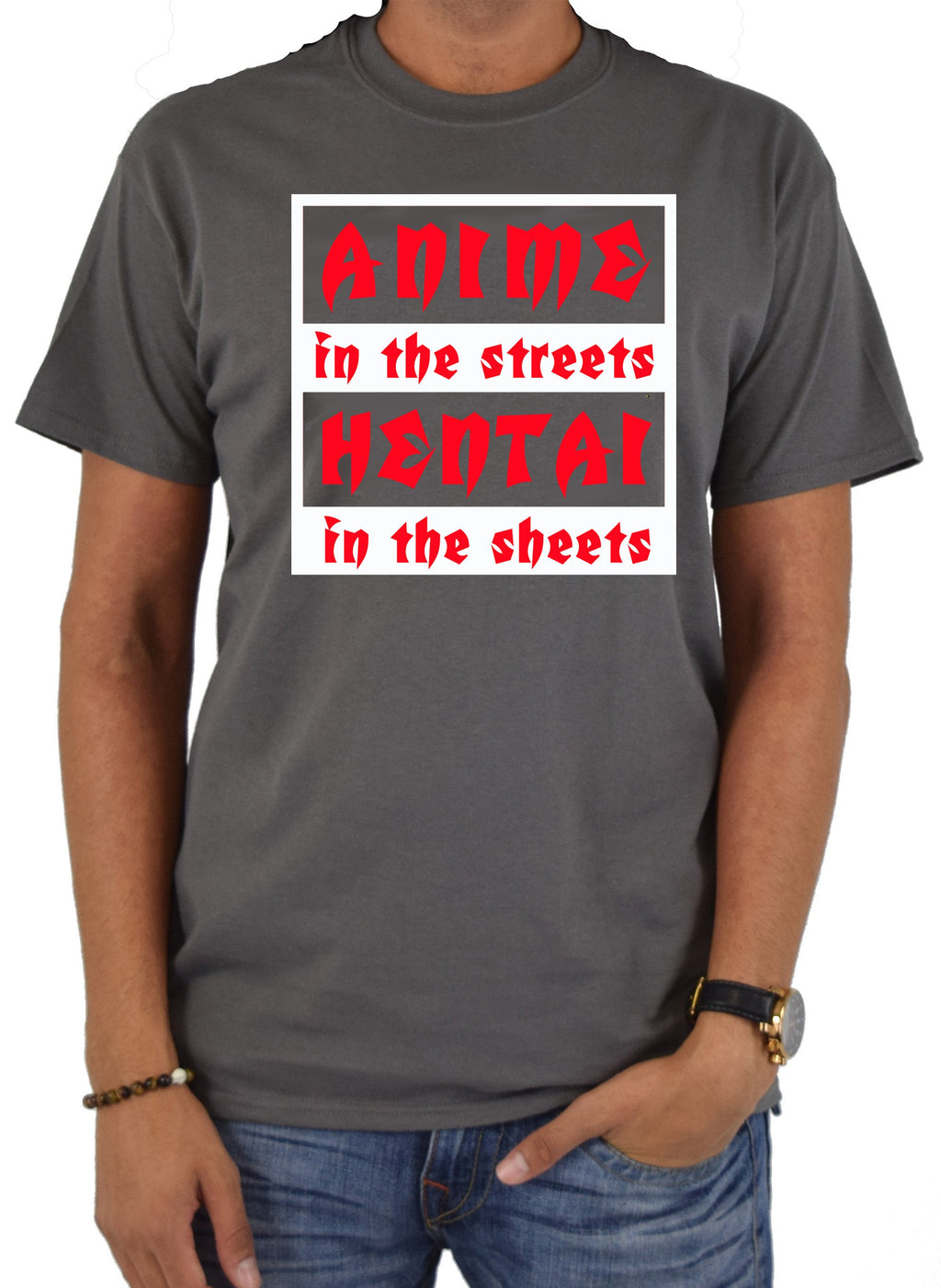 Anime in the Streets Hentai in the Sheets T-Shirt