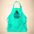 Custom Men's BBQ Grill Apron with Custom Name